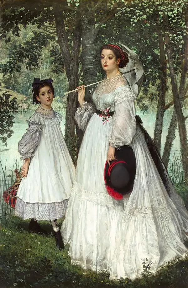 The two Sisters By James Tissot