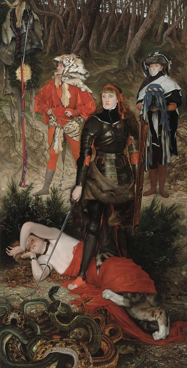 Triumph of the Will c1877 by James Tissot | Oil Painting Reproduction