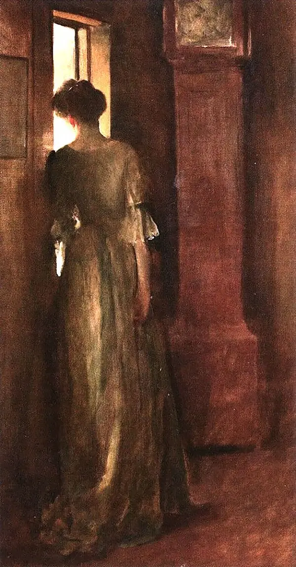At the Window By John White Alexander