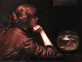 Fish in the Aquarium By John White Alexander