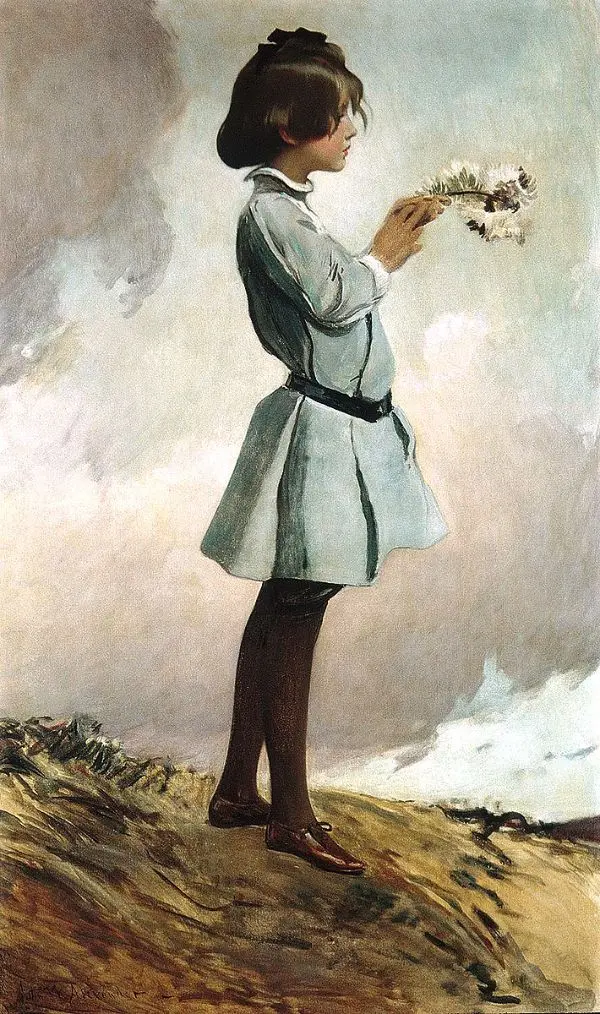 Geraldine Russell By John White Alexander