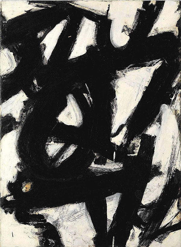 Composition c1950 by Franz Kline | Oil Painting Reproduction