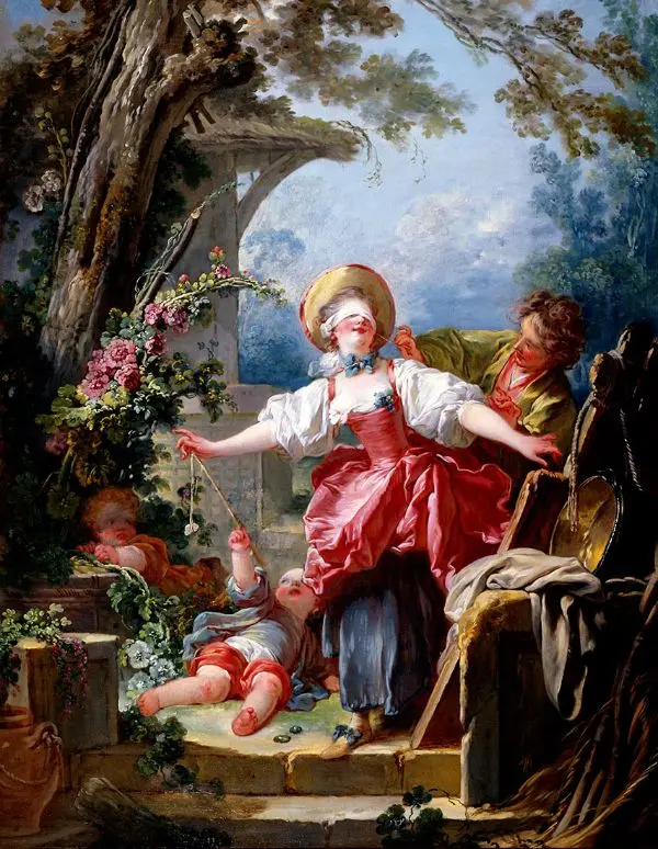 Blind Man's Bluff 1760 By Jean Honore Fragonard