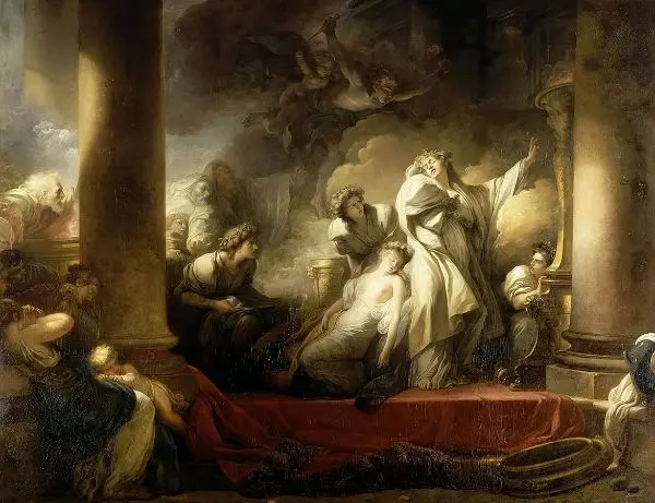 Coresus at Callirhoe 1765 By Jean Honore Fragonard