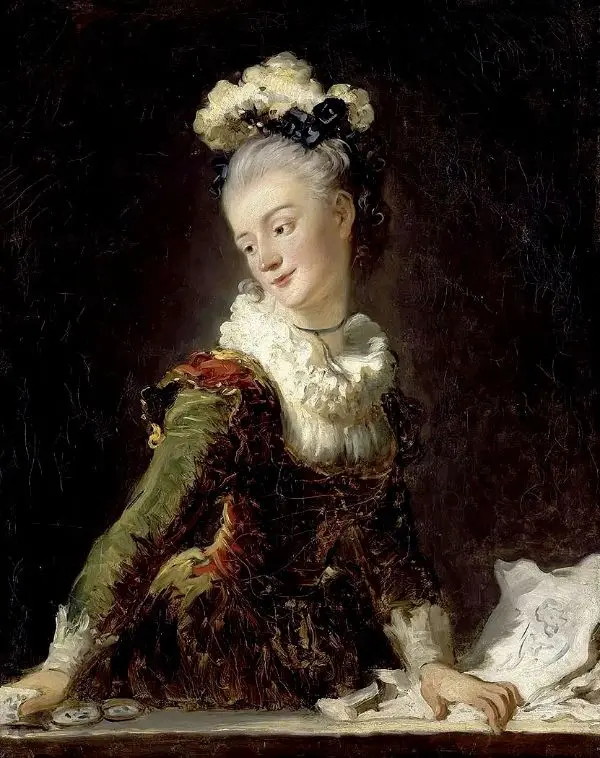 Portrait of Marie Anne By Jean Honore Fragonard