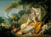 Shepherdess By Jean Honore Fragonard