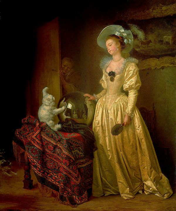 The Angora Cat c1783 by Jean Honore Fragonard | Oil Painting Reproduction