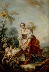 The Joy of Motherhood By Jean Honore Fragonard