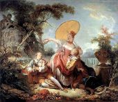 The Musical Contest c1754 By Jean Honore Fragonard