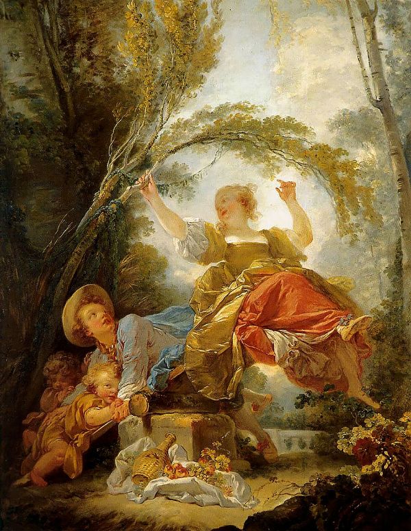 The See Saw c1750 by Jean Honore Fragonard | Oil Painting Reproduction