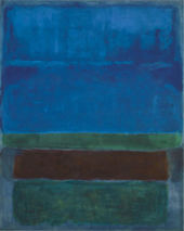 Blue, Green and Brown By Mark Rothko (Inspired By)