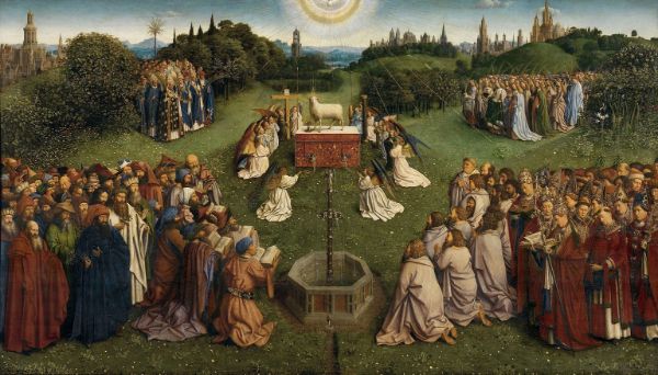Adoration of the Mystic Lamb by Jan van Eyck | Oil Painting Reproduction