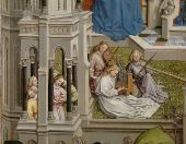 Angels Singing or Playing Musical Instruments 1445 By Jan van Eyck