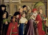 Christians in the Lower Terrace c1445 By Jan van Eyck