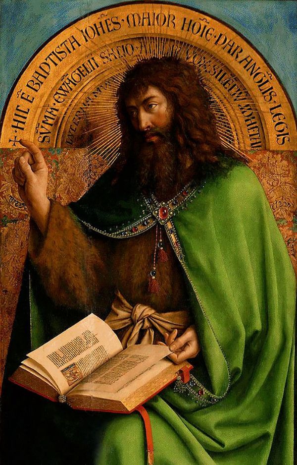 John the Baptist by Jan van Eyck | Oil Painting Reproduction