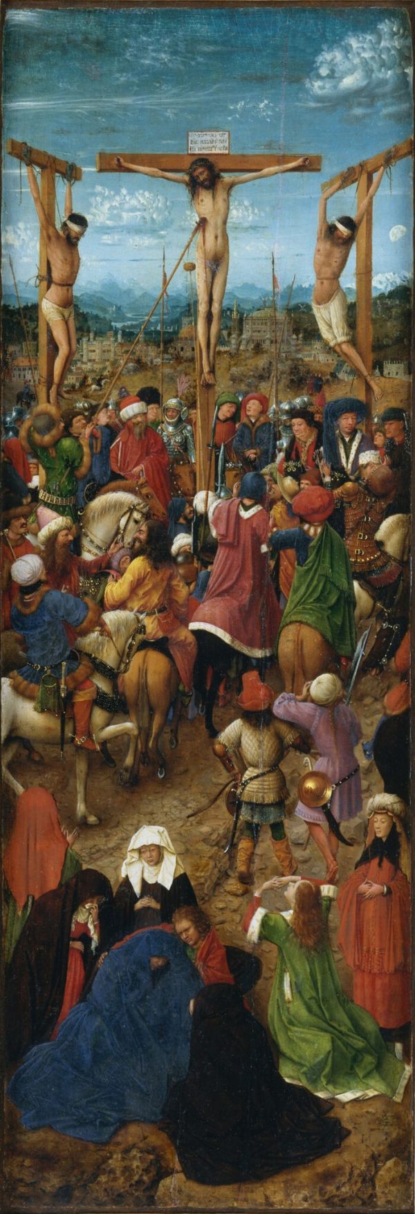 Left Panel of Diptych by Jan van Eyck | Oil Painting Reproduction