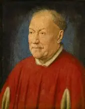Portrait of Cardinal Albergati By Jan van Eyck