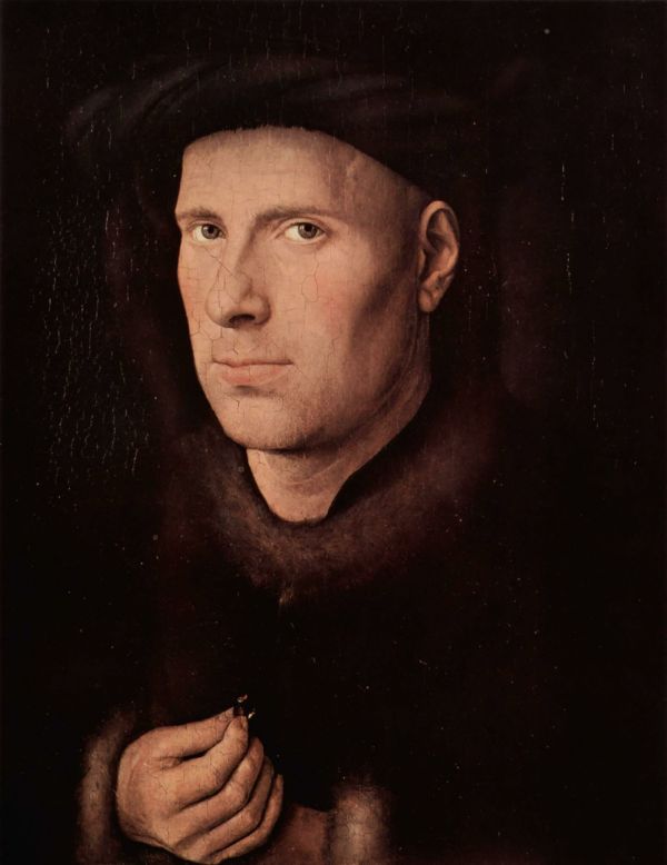 Portrait of Jan de Leeuw by Jan van Eyck | Oil Painting Reproduction