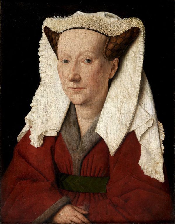 Portrait of Margareta Van Eyck by Jan van Eyck | Oil Painting Reproduction
