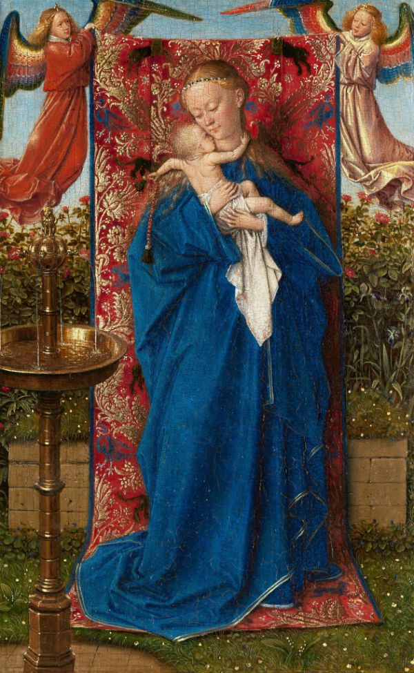 St. Barbara by Jan van Eyck | Oil Painting Reproduction