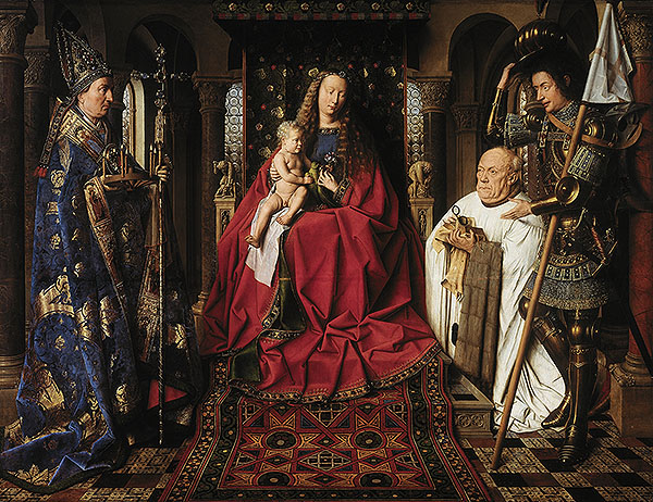 The Madonna with Canon Van der Paele 1436 | Oil Painting Reproduction