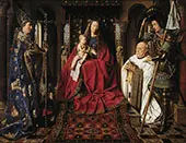 The Madonna with Canon Van der Paele 1436 By Jan van Eyck