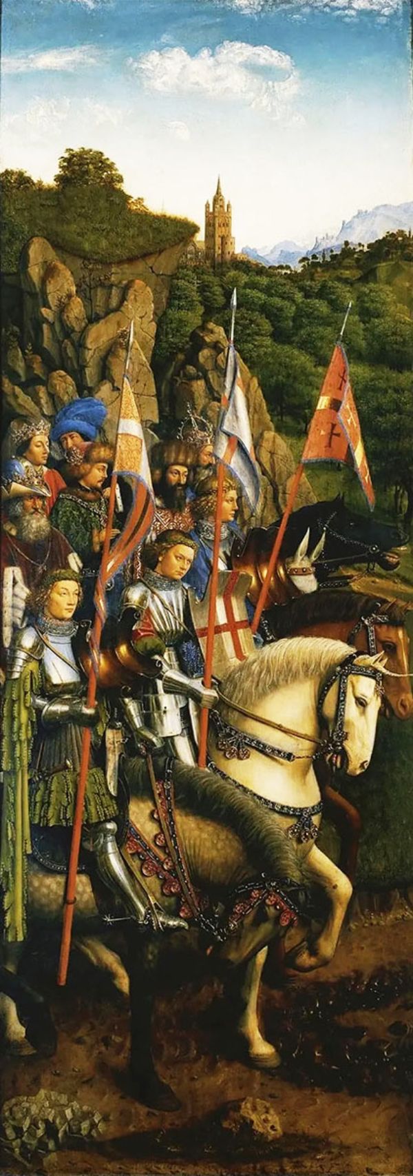 The Soldiers of Christ 1430 by Jan van Eyck | Oil Painting Reproduction