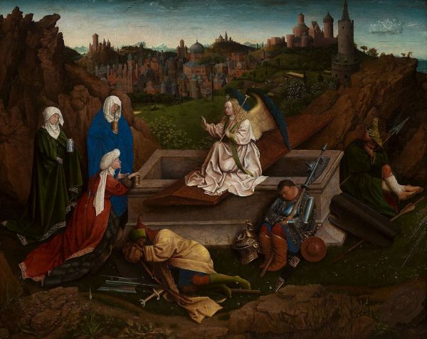 The Three Marys at the Tomb by Jan van Eyck | Oil Painting Reproduction