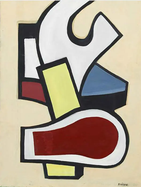 Mural 1954 By Fernand Leger