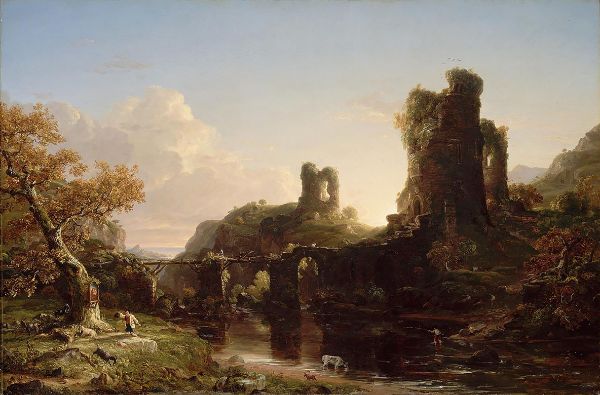 An Italian Autumn 1844 by Thomas Cole | Oil Painting Reproduction