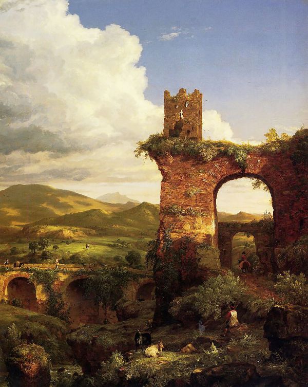 Arch of Nero 1846 by Thomas Cole | Oil Painting Reproduction