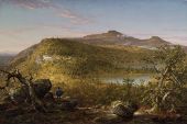 A View of the Two Lakes and Mountain House Catskill Mountains Morning By Thomas Cole