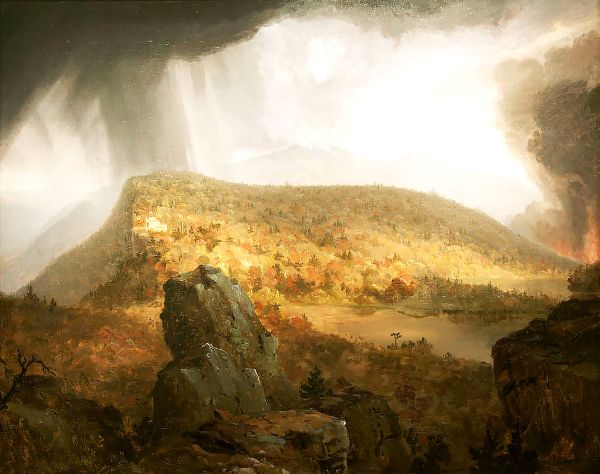 Catskill Mountain House c1843 by Thomas Cole | Oil Painting Reproduction