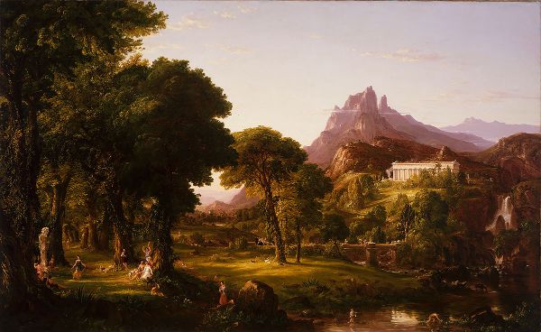 Dream of Arcadia 1838 by Thomas Cole | Oil Painting Reproduction