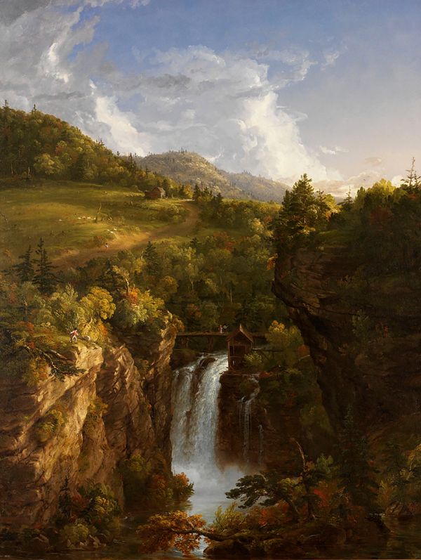 Genesee Scenery 1847 by Thomas Cole | Oil Painting Reproduction