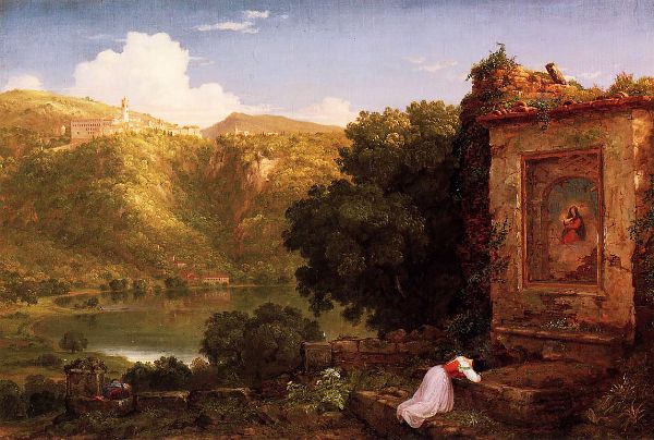 Il Penseroso 1845 by Thomas Cole | Oil Painting Reproduction
