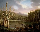 Lake with Dead Trees 1825 By Thomas Cole