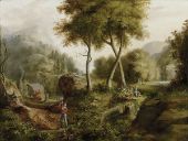 Landscape 1825 By Thomas Cole