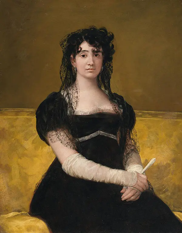Portrait of Antonia Zarate 1805 By Francisco Goya