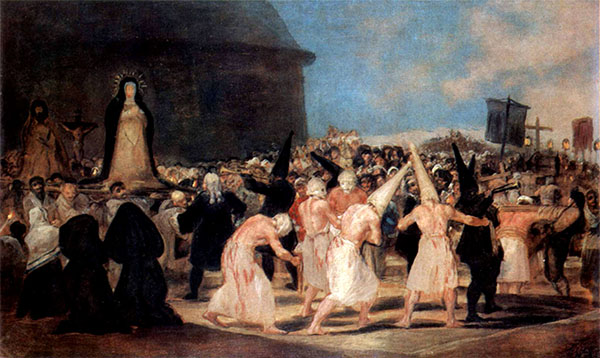A Procession of Flagellants 1816 | Oil Painting Reproduction