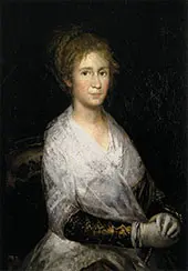 Portrait of Josefa Bayeu By Francisco Goya