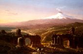 Mount Etna From Taormina 1843 By Thomas Cole