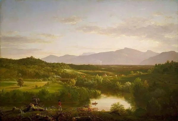 River in the Catskills 1843 By Thomas Cole