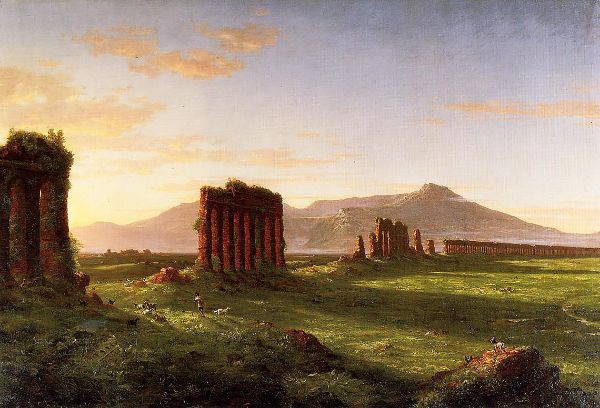 Roman Campagna 1843 by Thomas Cole | Oil Painting Reproduction