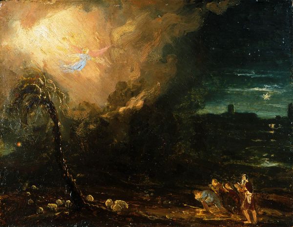 Study for the Angel Appearing to the Shepherds 1831 | Oil Painting Reproduction
