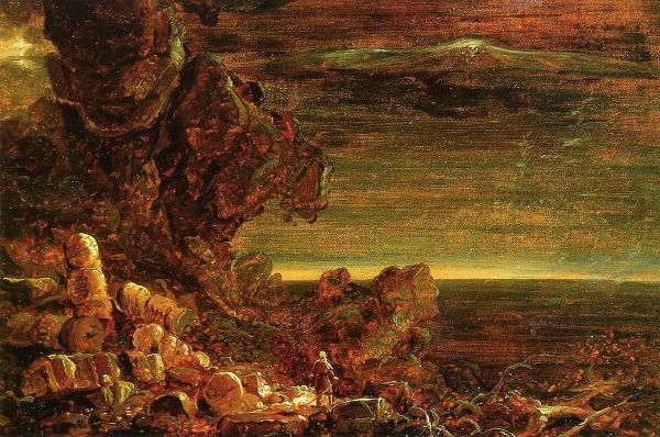 Study for the Pilgrim of the World at the End of his Journey 1847 | Oil Painting Reproduction