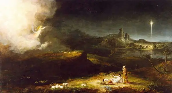 The Angel Appearing to the Shepherds 1834 By Thomas Cole