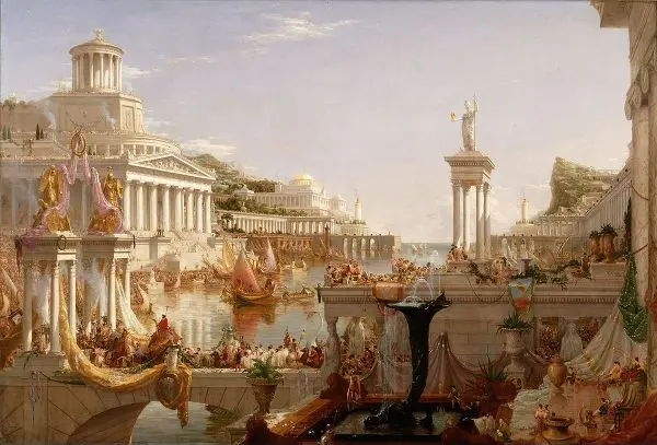 The Consummation the Course of the Empire 1836 By Thomas Cole