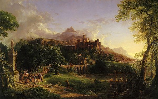 The Departure 1837 by Thomas Cole | Oil Painting Reproduction