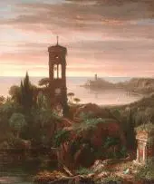 The Vesper Hymn 1838 By Thomas Cole